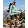 image:imageCOOFANDY Mens UPF 50 Hoodie Shirts Long Sleeve Rash Guard Sun Protection Fishing Shirts Lightweight Quick Dry HoodiesMint Green