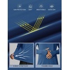 image:imageCOOFANDY Mens UPF 50 Hoodie Shirts Long Sleeve Rash Guard Sun Protection Fishing Shirts Lightweight Quick Dry HoodiesOcean Blue