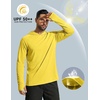 image:imageCOOFANDY Mens UPF 50 Hoodie Shirts Long Sleeve Rash Guard Sun Protection Fishing Shirts Lightweight Quick Dry HoodiesYellow