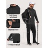 image:imageCOOFANDY Mens UPF 50 Sun Protection Lightweight Full Zip Hoodie Jacket Long Sleeve Fishing Hiking Performance ShirtBlack