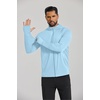 image:imageCOOFANDY Mens UPF 50 Sun Protection Lightweight Full Zip Hoodie Jacket Long Sleeve Fishing Hiking Performance ShirtSky Blue