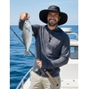 image:imageCOOFANDY Mens UPF 50 Sun Shirt Long Sleeve Fishing Shirt UV Protection Hoodie Summer Running Hiking Hooded Rash GuardDark Gray