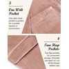 image:imageCOOFANDY Mens Velvet Blazer Notched Lapel Velour Suit Jacket One Button Tuxedo Jackets for Wedding Prom Party DinnerBeige Pink