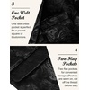 image:imageCOOFANDY Mens Velvet Blazer Notched Lapel Velour Suit Jacket One Button Tuxedo Jackets for Wedding Prom Party DinnerBlack Floral