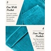 image:imageCOOFANDY Mens Velvet Blazer Notched Lapel Velour Suit Jacket One Button Tuxedo Jackets for Wedding Prom Party DinnerBlue Green
