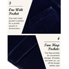 image:imageCOOFANDY Mens Velvet Blazer Notched Lapel Velour Suit Jacket One Button Tuxedo Jackets for Wedding Prom Party DinnerDark Blue
