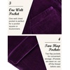 image:imageCOOFANDY Mens Velvet Blazer Notched Lapel Velour Suit Jacket One Button Tuxedo Jackets for Wedding Prom Party DinnerPurple