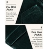 image:imageCOOFANDY Mens Velvet Blazer Notched Lapel Velour Suit Jacket One Button Tuxedo Jackets for Wedding Prom Party DinnerTeal Green