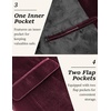 image:imageCOOFANDY Mens Velvet Blazer One Button Velour Tuxedo Jacket Notched Lapel Suit Jackets for Prom Wedding Party DinnerBurgundy