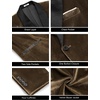 image:imageCOOFANDY Mens Velvet Tuxedo One Button Jacket Dinner Prom Wedding Blazer JacketBrown