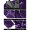 image:imageCOOFANDY Mens Velvet Tuxedo One Button Jacket Dinner Prom Wedding Blazer JacketPurple