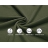 image:imageCOOFANDY Mens Workout Sweatshirts Long Sleeve Muscle Fit Athletic Gym Hoodies PulloverArmy Green 1