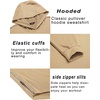 image:imageCOOFANDY Mens Workout Sweatshirts Long Sleeve Muscle Fit Athletic Gym Hoodies PulloverKhaki