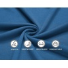 image:imageCOOFANDY Mens Workout Sweatshirts Long Sleeve Muscle Fit Athletic Gym Hoodies PulloverNavy