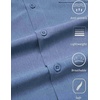 image:imageCOOFANDY Mens Wrinkle Free Shirts 2026 Short Sleeve Casual Button Down Summer Dress Shirts01blue