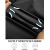 image:imageCOOFANDY Muscle Fit Dress Shirts for Men Banded Collar Casual Button Down ShirtsBlack