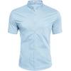 image:imageCOOFANDY Muscle Fit Dress Shirts for Men Banded Collar Casual Button Down ShirtsLight Blue