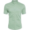 image:imageCOOFANDY Muscle Fit Dress Shirts for Men Banded Collar Casual Button Down ShirtsLight Green
