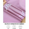 image:imageCOOFANDY Muscle Fit Dress Shirts for Men Banded Collar Casual Button Down ShirtsPink