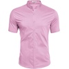 image:imageCOOFANDY Muscle Fit Dress Shirts for Men Banded Collar Casual Button Down ShirtsPink