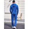 image:imageCOOFANDY Sweatsuits for Men 2 Piece Tracksuit Casual Athletic Jogging Suit Hooded SetBlue