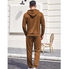 image:imageCOOFANDY Sweatsuits for Men 2 Piece Tracksuit Casual Athletic Jogging Suit Hooded SetBrown
