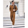 image:imageCOOFANDY Sweatsuits for Men 2 Piece Tracksuit Casual Athletic Jogging Suit Hooded SetBrown