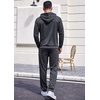 image:imageCOOFANDY Sweatsuits for Men 2 Piece Tracksuit Casual Athletic Jogging Suit Hooded SetDark Grey
