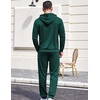 image:imageCOOFANDY Sweatsuits for Men 2 Piece Tracksuit Casual Athletic Jogging Suit Hooded SetGreen
