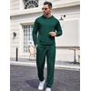 image:imageCOOFANDY Sweatsuits for Men 2 Piece Tracksuit Casual Athletic Jogging Suit Hooded SetGreen