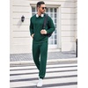 image:imageCOOFANDY Sweatsuits for Men 2 Piece Tracksuit Casual Athletic Jogging Suit Hooded SetGreen