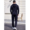 image:imageCOOFANDY Sweatsuits for Men 2 Piece Tracksuit Casual Athletic Jogging Suit Hooded SetNavy Blue