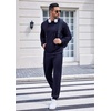 image:imageCOOFANDY Sweatsuits for Men 2 Piece Tracksuit Casual Athletic Jogging Suit Hooded SetNavy Blue