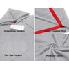 image:imageCOOFANDY Unisex Casual Hooded Poncho Cape Cloak Fashion Coat Hoodie Pullover with PocketGrey