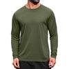 image:imageCOOFANDY Long Sleeve Shirts for Men Moisture Wicking Activewear TShirts Workout Running ShirtsArmy Green