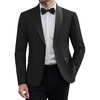 image:imageCOOFANDY Men Tuxedo Jacket Slim Fit Blazer Suit Jacket Prom Dinner Party WeddingBlack