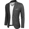 image:imageCOOFANDY Mens Blazer Casual Sport Coats Slim Fit One Button Suit Jacket Lightweight Sports JacketBlack