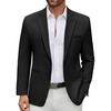 image:imageCOOFANDY Mens Casual Blazer Regular Fit Lightweight Two Button Sport Coat Suit JacketBlack