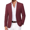 image:imageCOOFANDY Mens Casual Blazer Slim Fit Suit Jackets Two Button Lightweight Knit Sport CoatBurgundy