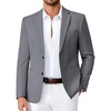 image:imageCOOFANDY Mens Casual Blazer Slim Fit Two Buttons Sport Coat Lightweight Suit JacketGrey