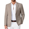 image:imageCOOFANDY Mens Casual Blazer Slim Fit Two Buttons Sport Coat Lightweight Suit JacketKhaki
