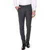image:imageCOOFANDY Mens Classic Fit Flat Front Dress Pants No Iron Premium Casual Pants Expandable Waist Suit PantsDark Grey