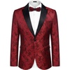 image:imageCOOFANDY Mens Floral Paisley Formal Tuxedo Suit Jacket Dress Dinner Party Prom Weeding Blazer