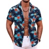 Navy-red Flower