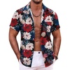 Red & White Floral