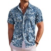 Floral - Denim Blue