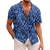 Black / Royal Blue Leaf