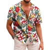 White / Red Floral