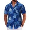 Blue - Palm Leaf