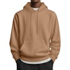 image:imageCOOFANDY Mens Hoodies Pullover Long Sleeve Casual Fashion Sweatshirts Drawstring Gym Hooded Shirt with Kanga PocketKhaki